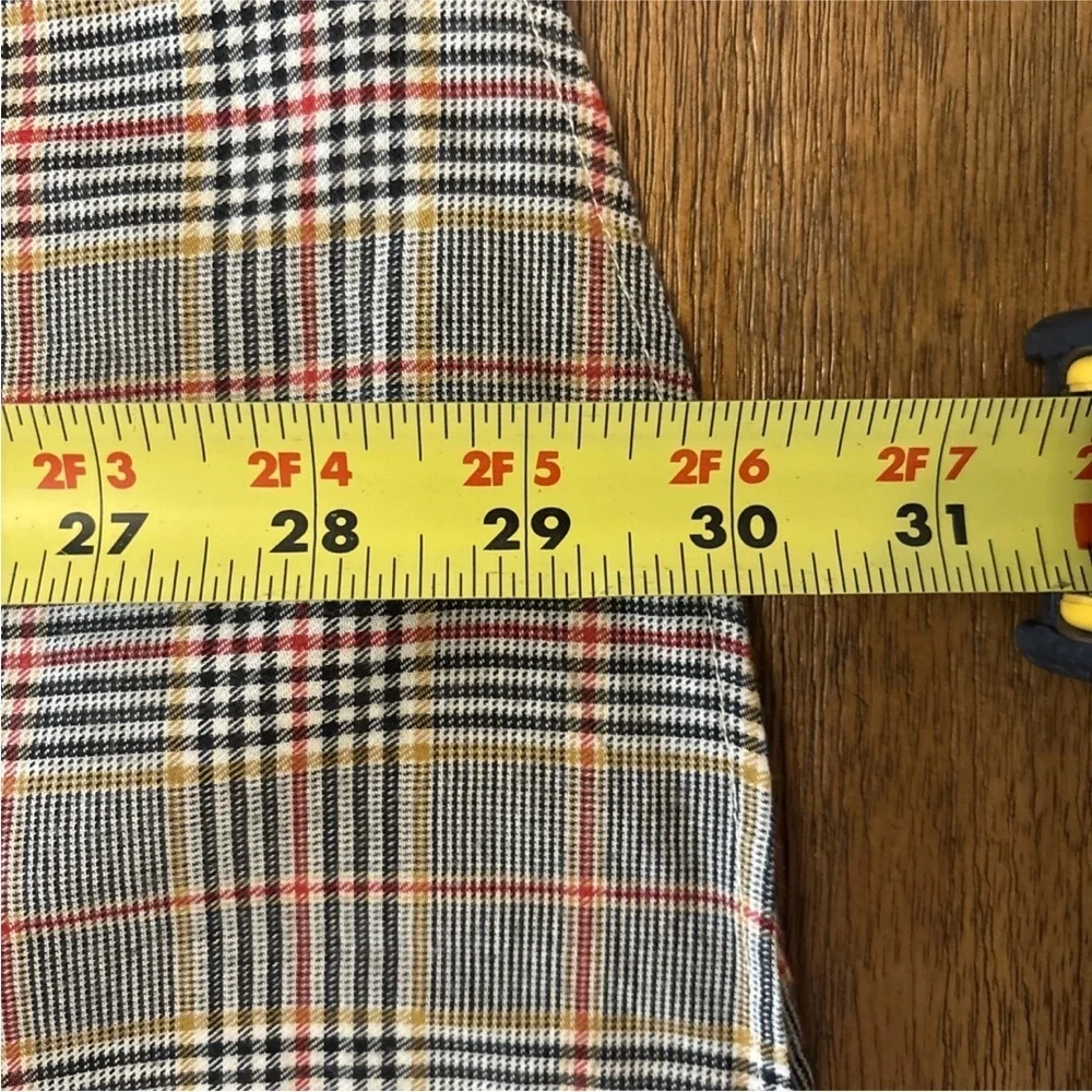 Vintage J. Crew casual Button down shirt Men’s Large Plaid Wool/Cotton W/ Pocket
